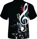 camiseta NOTAS MUSICAIS