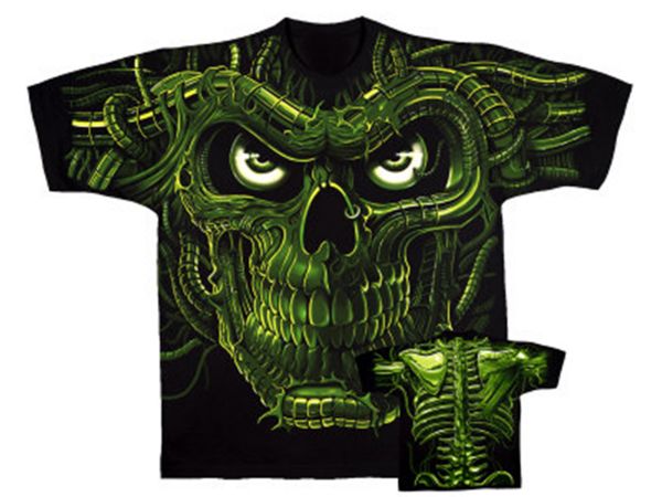 CAMISETA CAVEIRA VERDE